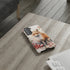 Christmas Fox in a Wreath of Red Berries - Impact Resistant Phone Case